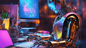 AI writing a